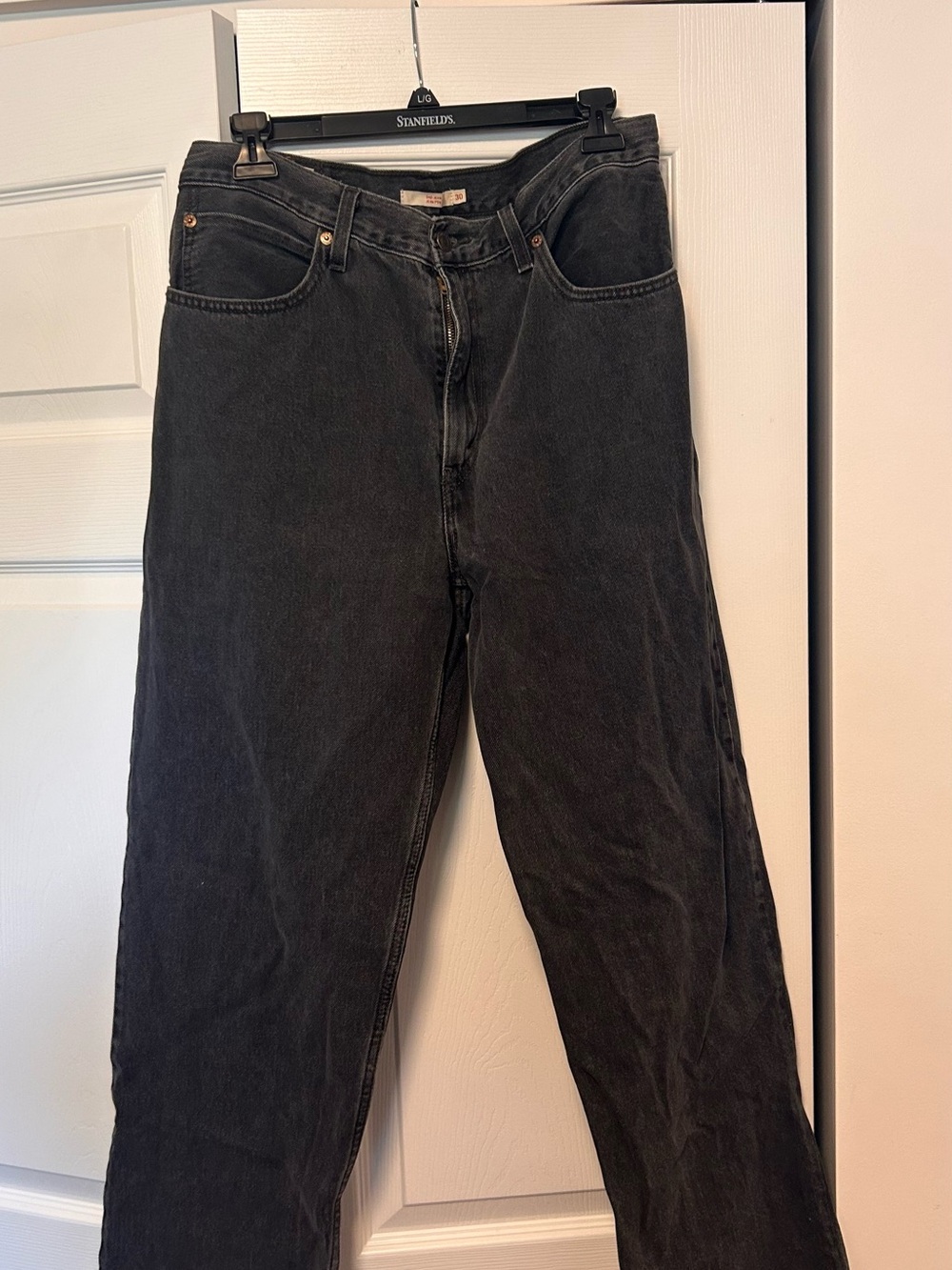 Levi's Black Straight-Leg Jeans